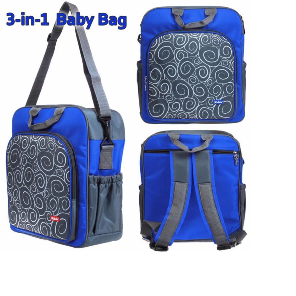 Kiddy Diaper Bag 3in1 Tas Perlengkapan Bayi