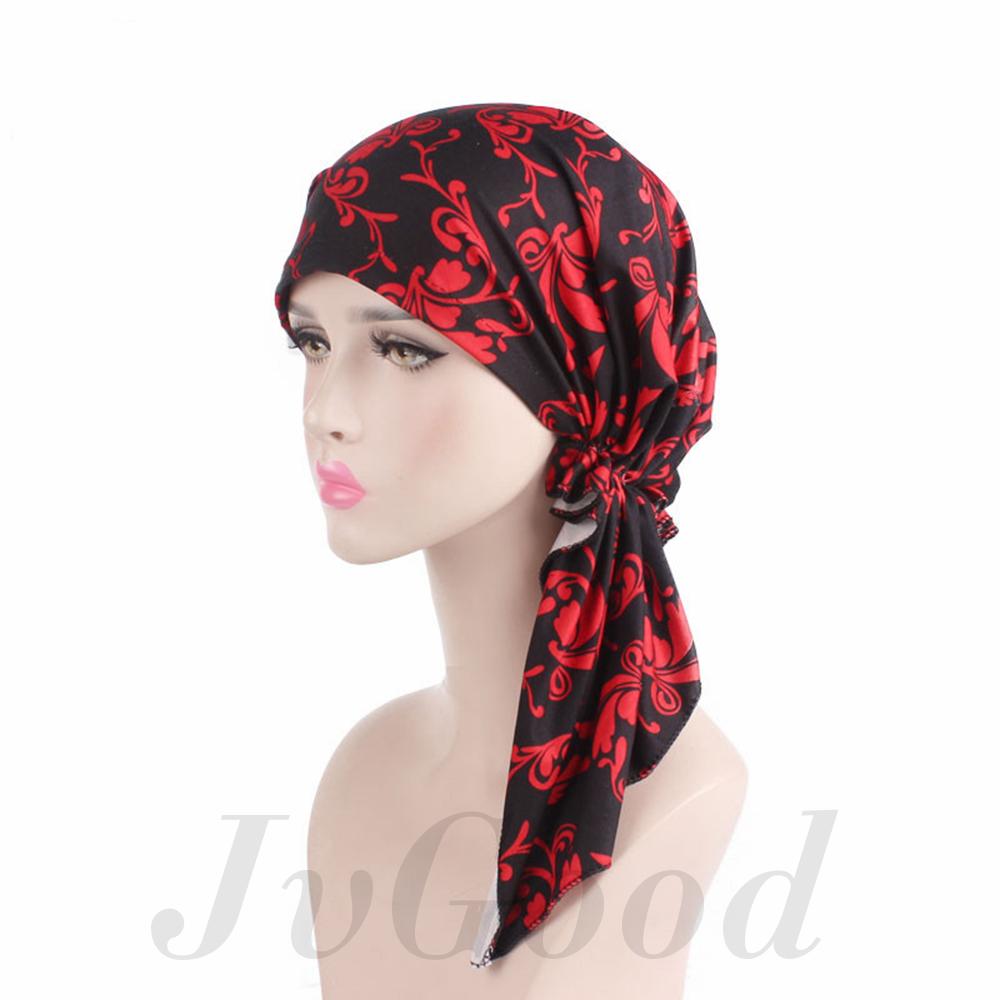 Cek Harga Baru Esogoal Women Indian Muslim Stretch Turban Hat Long Cek Harga Baru Esogoal Women Indian Muslim Stretch Turban Hat Long