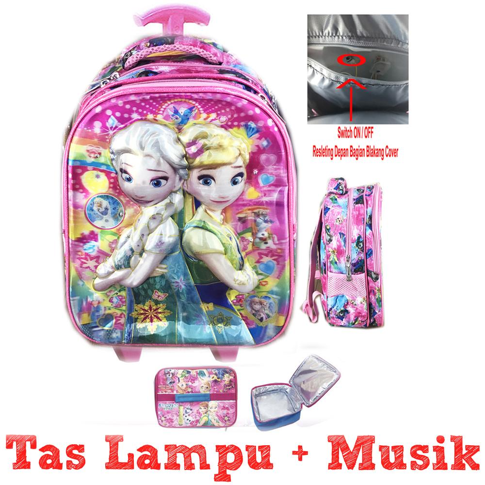 BGC Frozen Fever Lunch Bag Tempat Makan Aluminium Tahan 