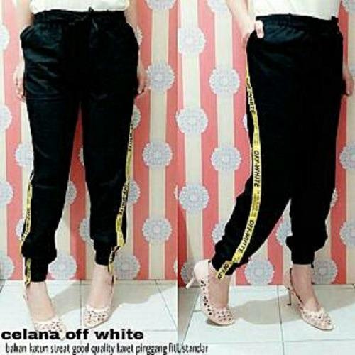 Fashionshop Celana Jogger Off Wanita Panjang / Baju Wanita / Blouse Korea / Baju Formal / Kemeja Wanita / Kemeja Formal / Atasan Muslim / Kemeja Cewek Tunik / Celana Wanita / Celana Pendek / Celana Santai / Celana Olahraga / Celana Kantor