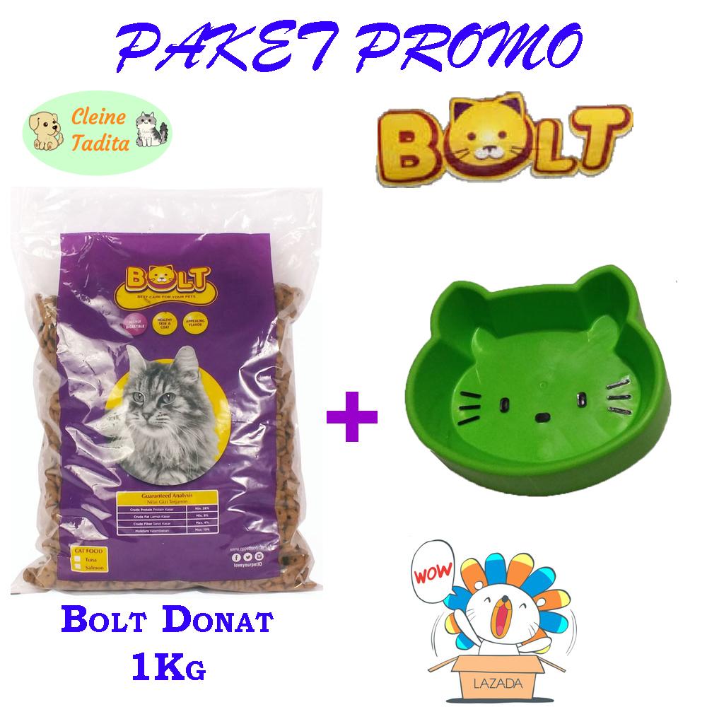Promo makanan kucing Bolt Donat - Cleine Tadita Petshop