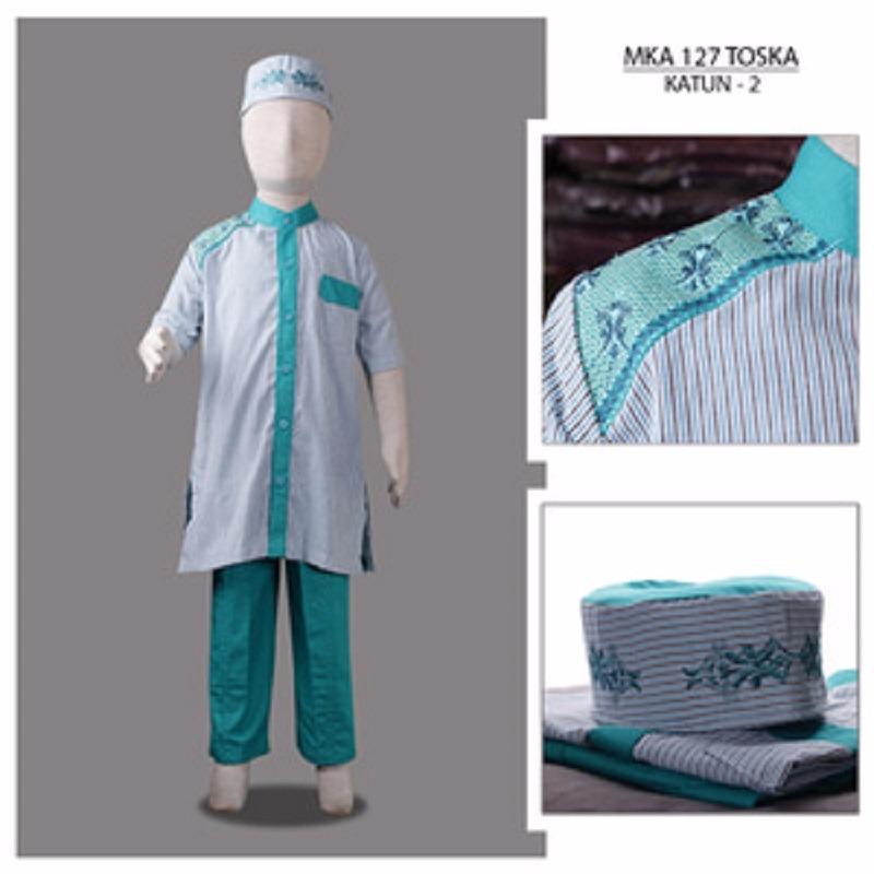 MKA127Tosca(2-4tahun) baju koko anak gambar kartun