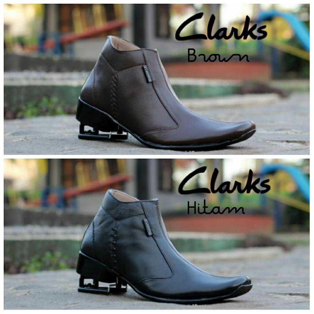 Sepatu Pantofel Pria Clark Tinggi Murah-Sepatu Formal Kerja Slop -Puma-Adidas-Nike-Vans-Kickers