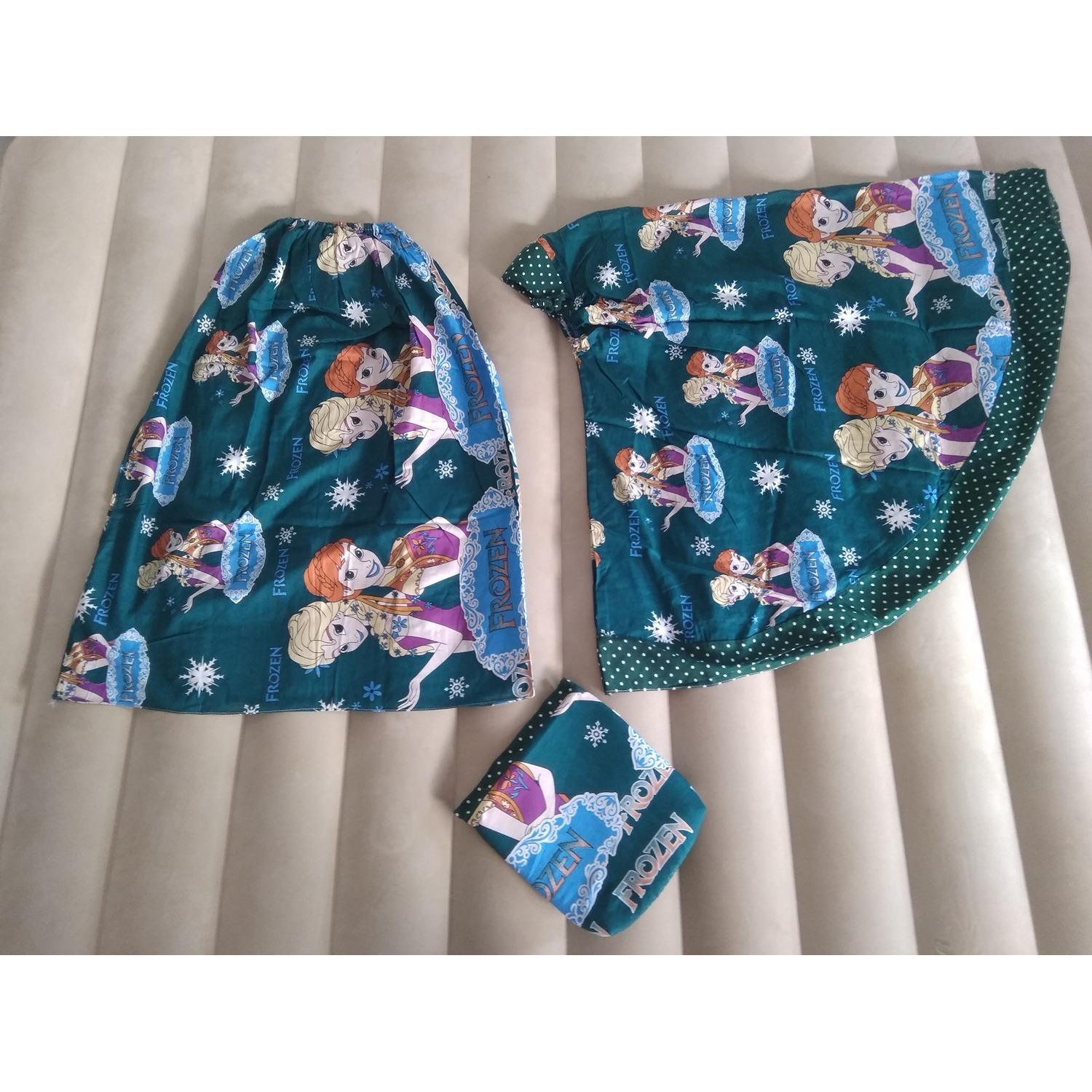 Mukena anak karakter frozen ukuran L