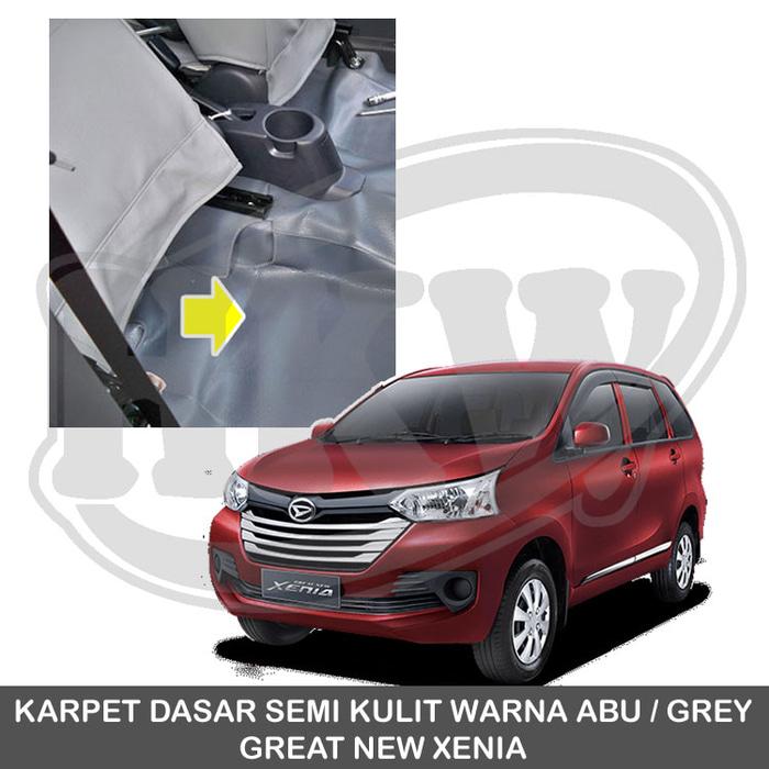 KARPET DASAR SEMI KULIT WARNA ABU / GREY GREAT NEW XENIA