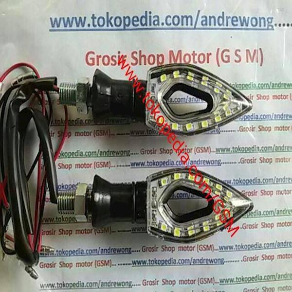 Lampu Sen LED Sein Motorsports R15 R25 Ninja 250 Fi Z250 Cbr Vixion
