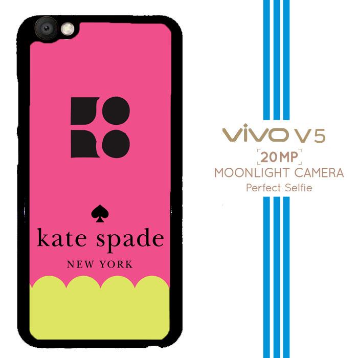 Kate Spade New York Pink X3383 Casing Premium Vivo V5 Custom Case