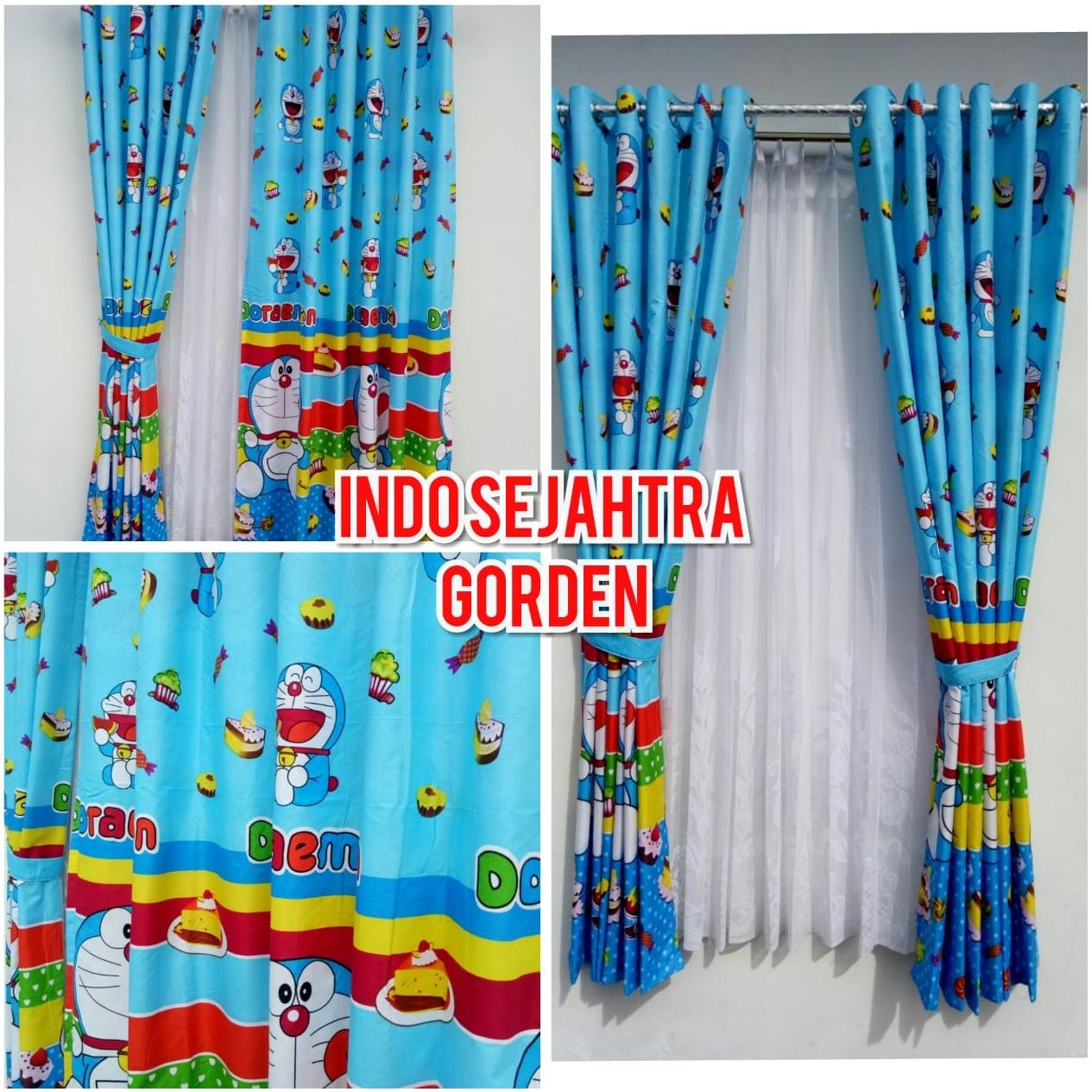 Kelebihan Gorden Karakterdoraemonbirumudatiraijendelapintu