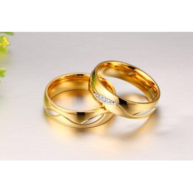 Titanium Cincin Couple - Cincin Tunangan - Cincin Nikah CC086