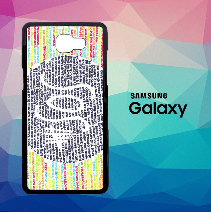 5 Second of Summer Logo O3432 Casing Custom Hardcase Samsung Galaxy J7 Prime Case Cover
