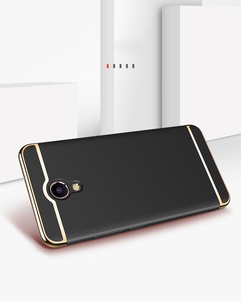 ... Meizu M5C Mewah Menyepuh Dgn Listrik Shockproof Kembali Casing Kover untuk Meizu M5C Case Keras Rumahan