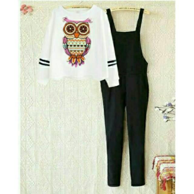 Jump Kitty / Hello Kitty / Owl / Meow Jumper / Stelan / Set 2In1 / Overall / Kodok / Playsuit