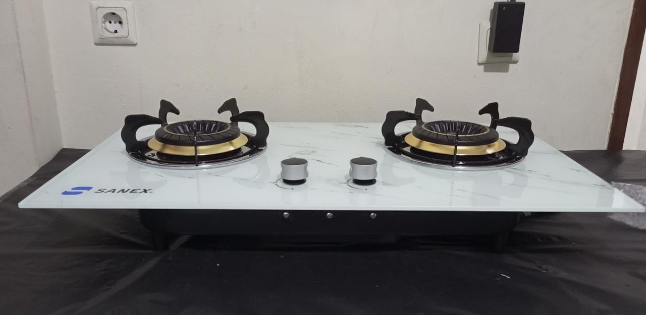 KOMPOR TANAM SANEX SN-KT201K2 2 TUNGKU PUTIH