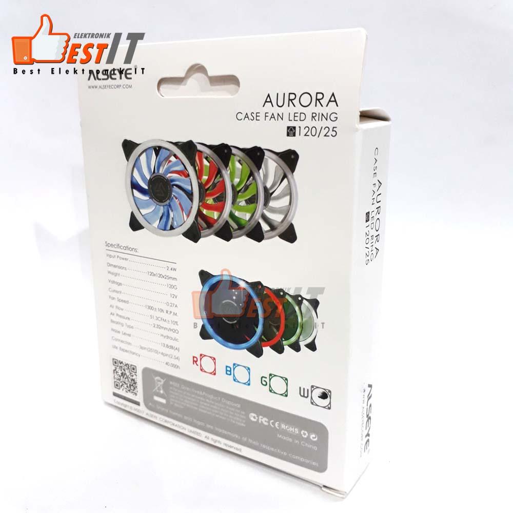 Kipas Fan Casing PC Gaming 12cm Alseye Aurora Januari 2019 - 5 Kipas Fan Casing PC Gaming 12cm Alseye Aurora - 5