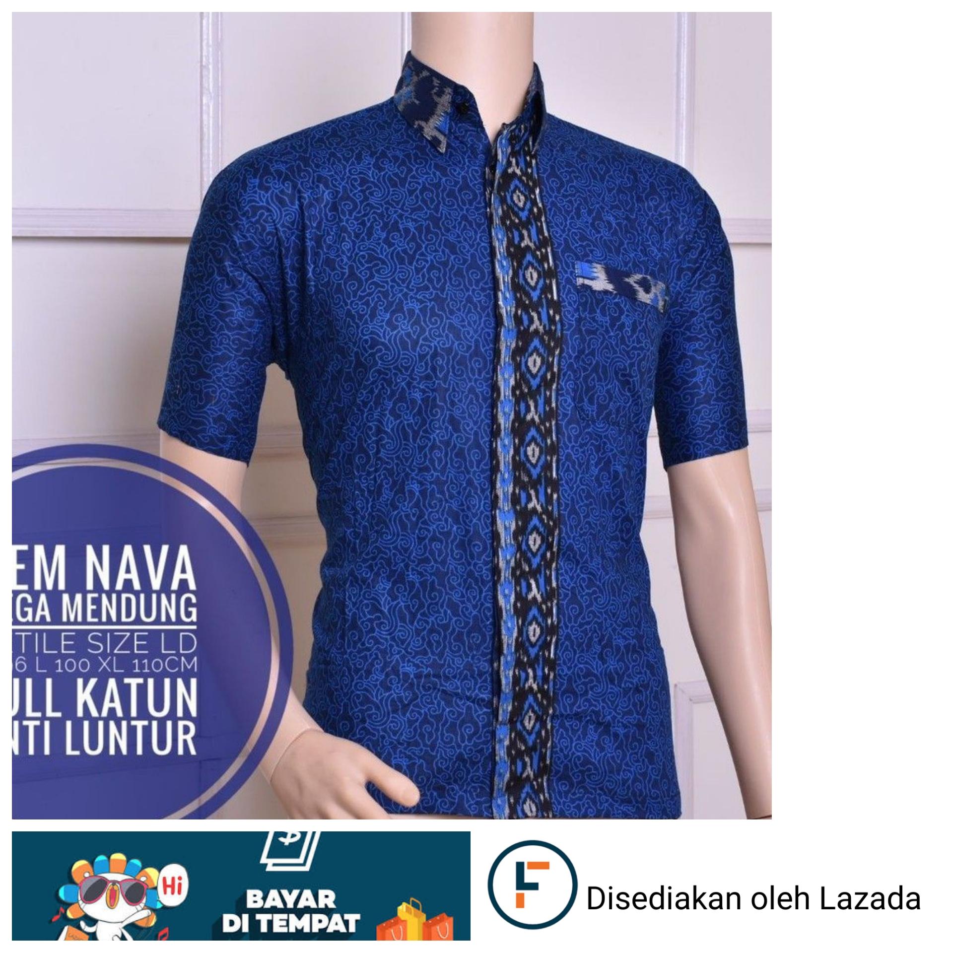  Baju  Batik  Pria  Eksklusif Kemeja Lengan Pendek Modern  