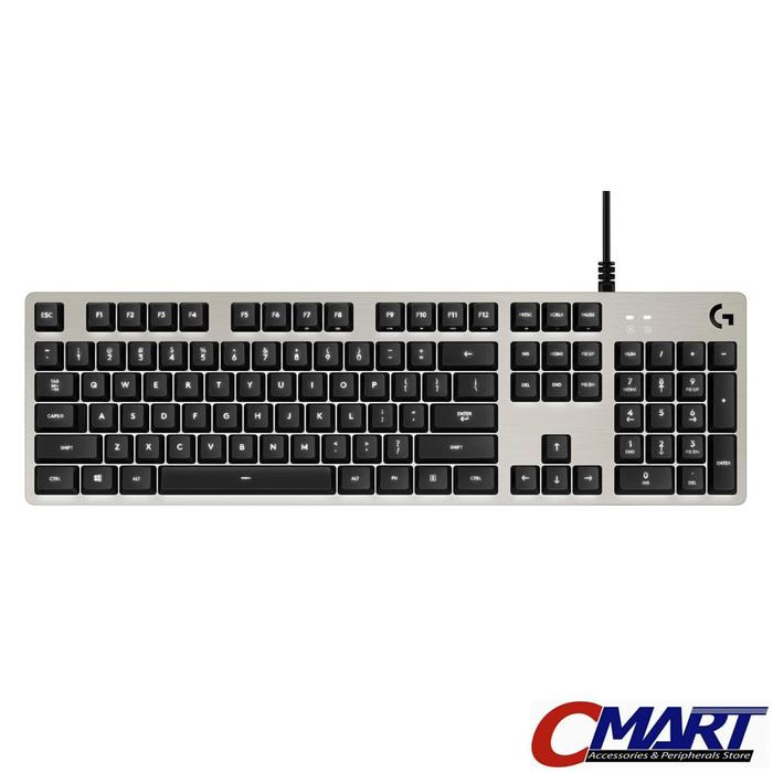 ORIGINAL - Logitech G413 SILVER Mechanical Backlit Gaming Keyboard - 920-008477