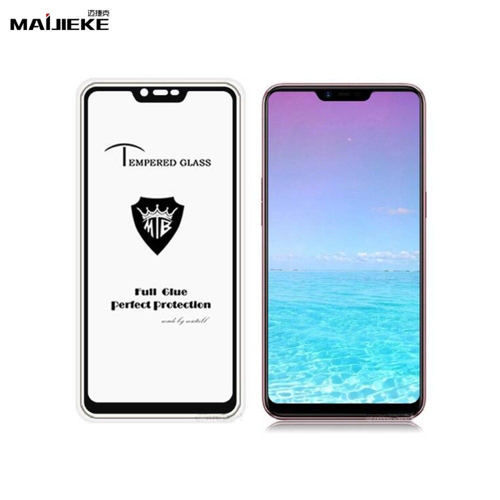 Features Oppo A3s A5 Tempered Glass 5d Color Full Cover Ambigo Hitam