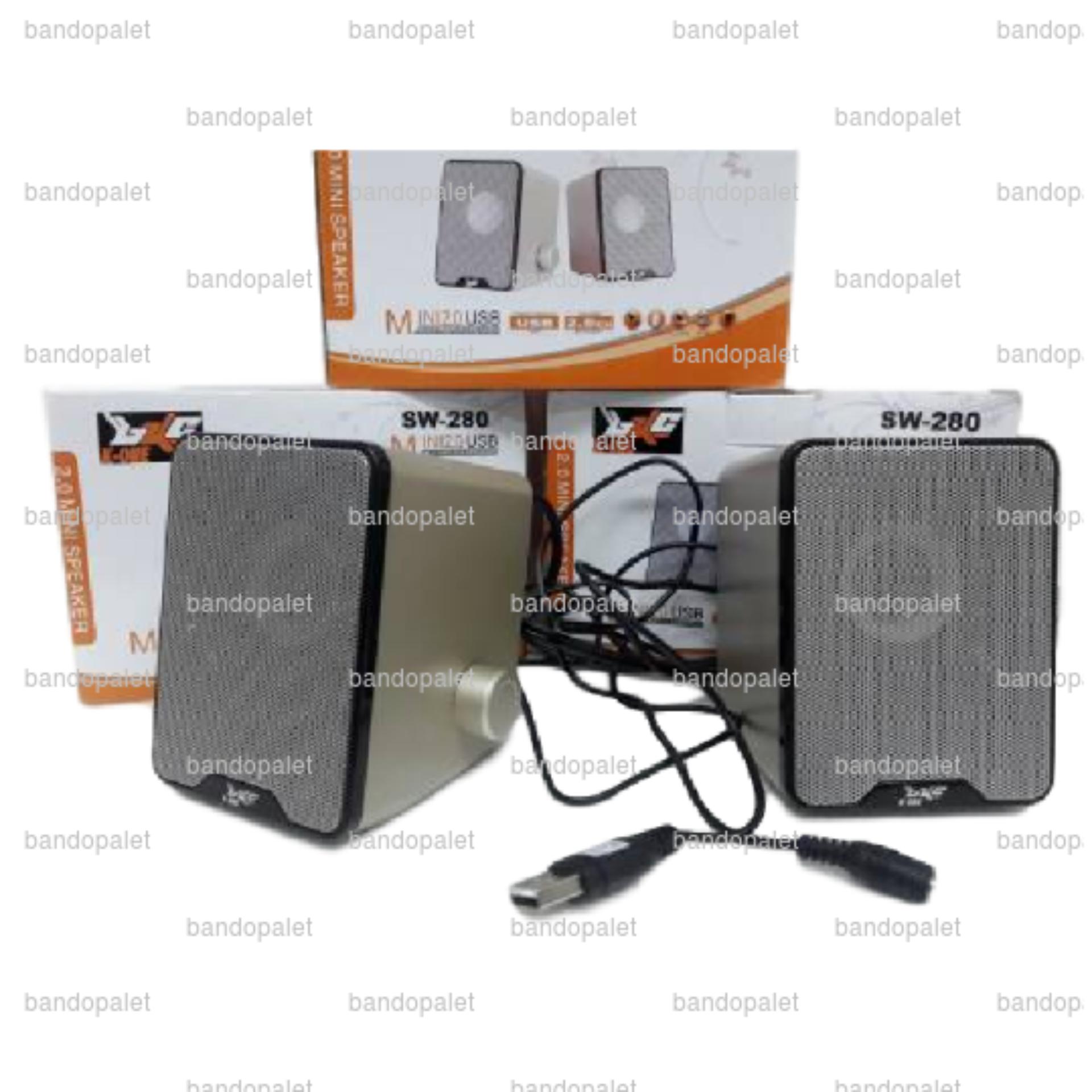 SUPER BASS Speaker Multimedia 2.0 SW-280 Stereo Komputer Laptop PC Active Aktif Aktiv Aktive Speaker Desktop