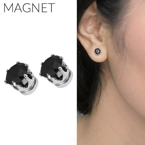 Anting Minimalist Diamond Magnet Earrings OKT287