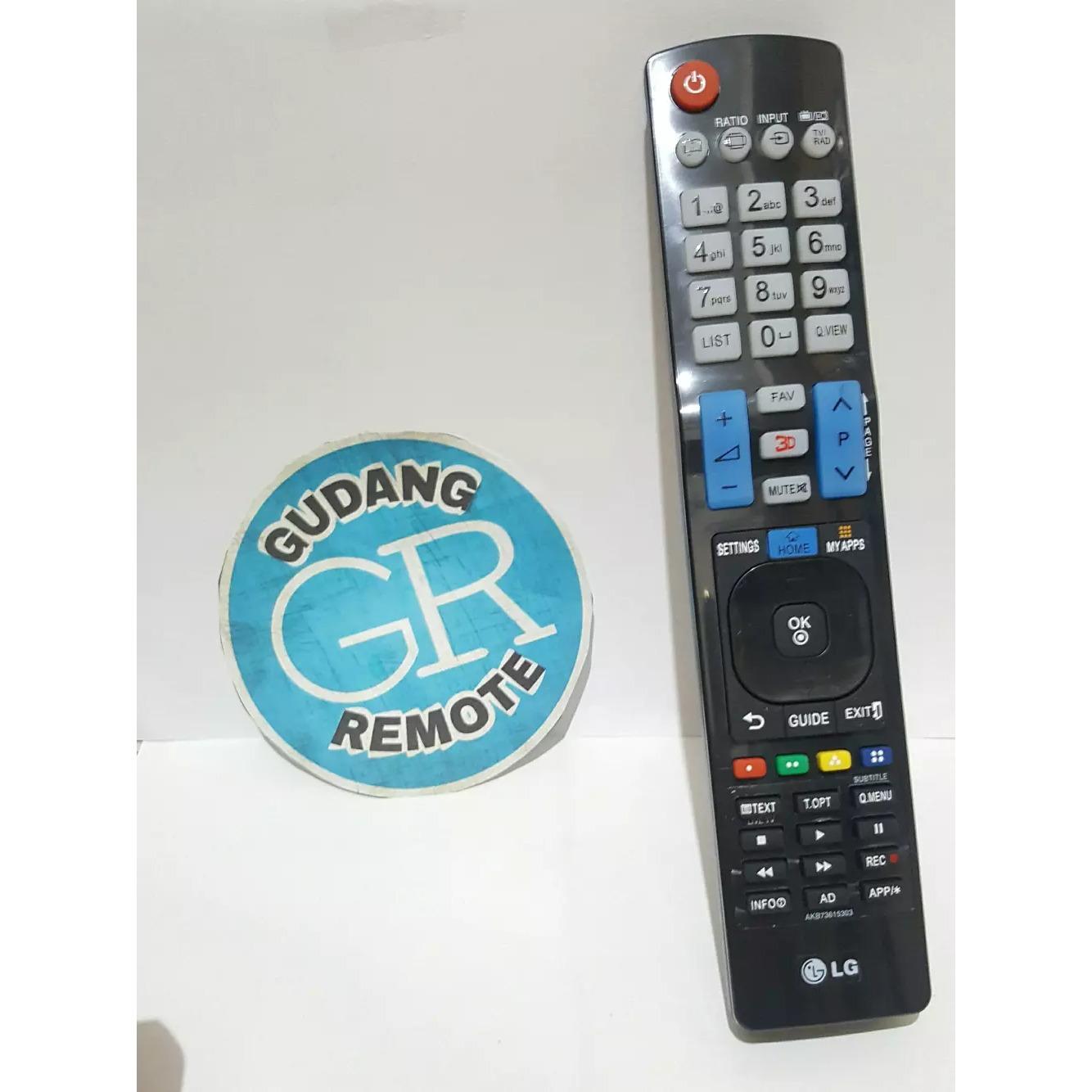 TERLARIS Remote TV LG LED-LCD Panjang TOKO RISBAS