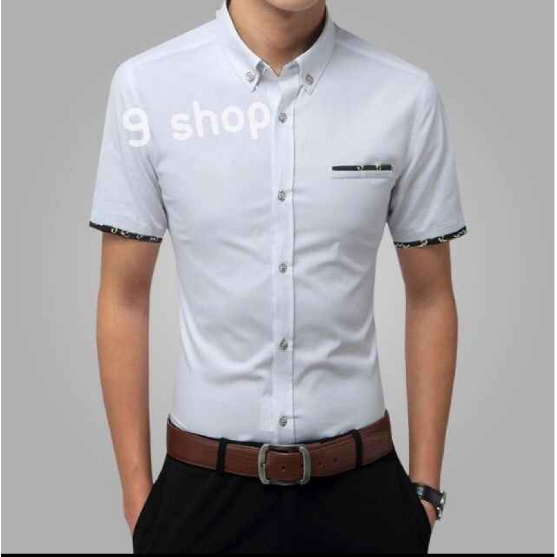 9 Shop Kemeja Lengan Pendek Pria JEREMY / Kemeja Pria Formal / Kemeja Pria Casual /