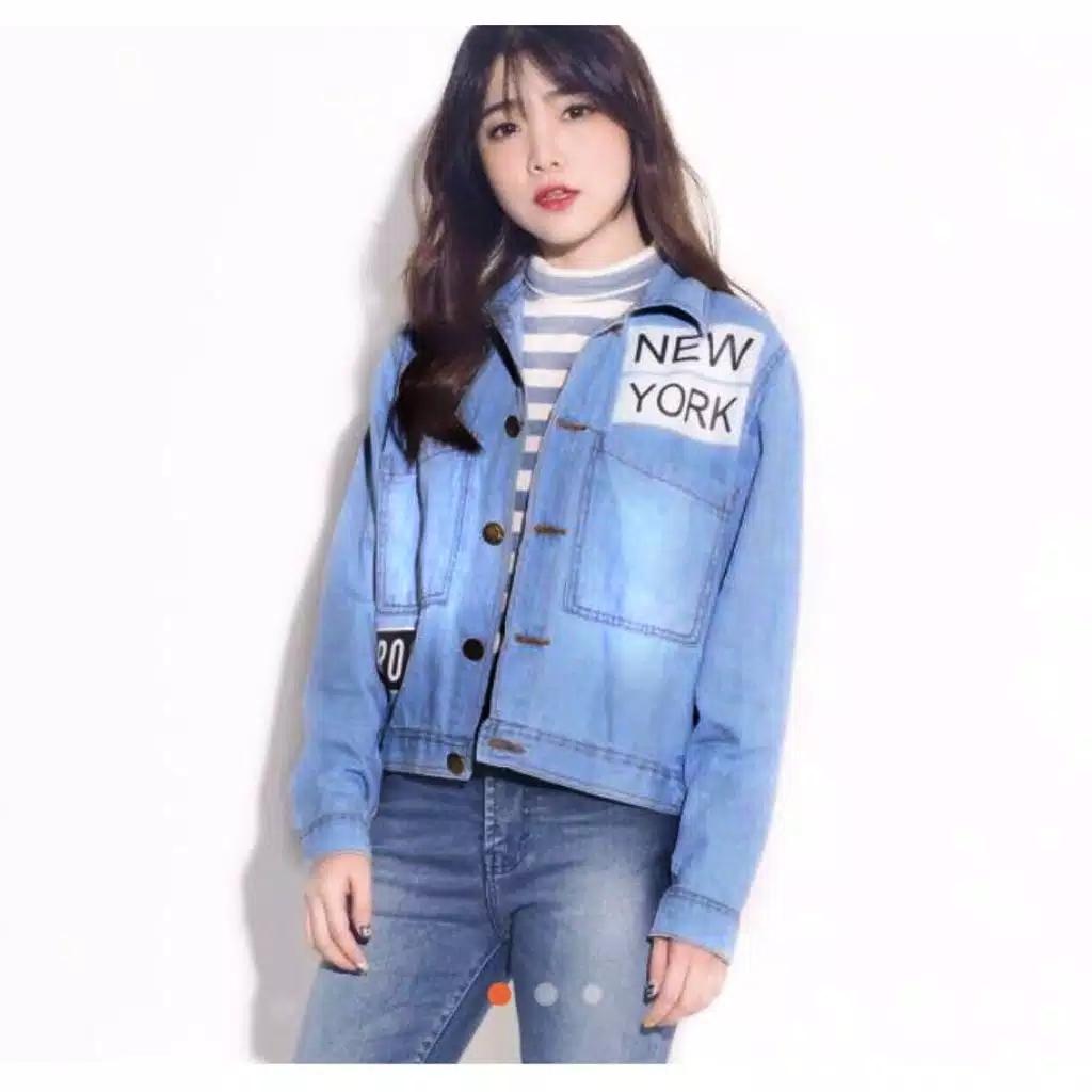 8700 Koleksi Model Jaket Jeans Gabrielle HD Terbaik
