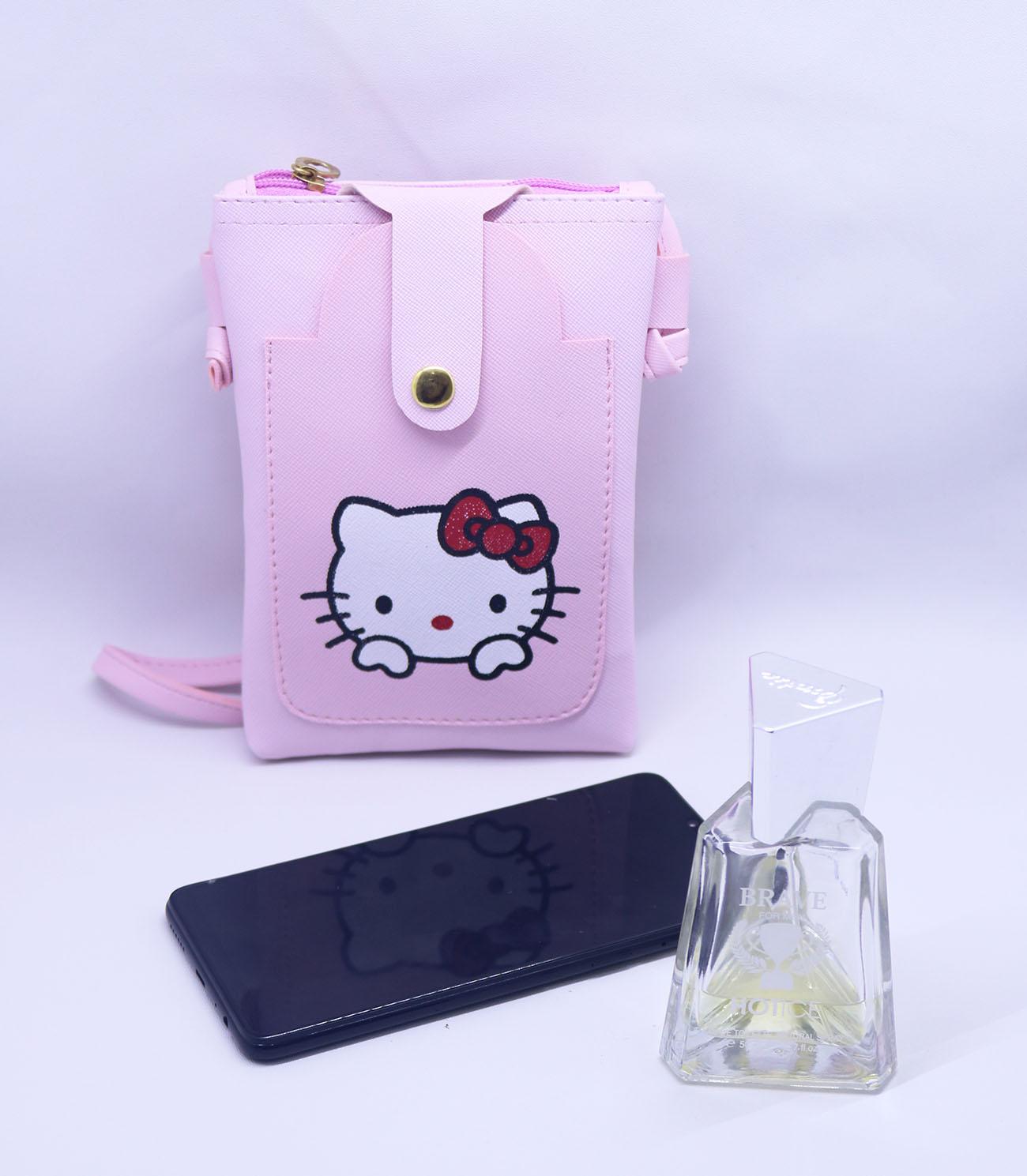 Fitur Tas Tenteng Selempang Glossy Hello Kitty Variasi Softpink C Yabeshop Tas Wanita Woman selempang Fashion Hello Kitty