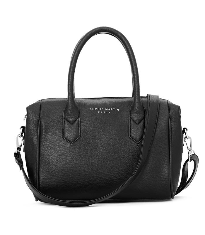 TAS SELEMPANG WANITA SOPHIE MARTIN SERGENT BLACK T4124B5 HITAM KULIT A