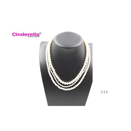 KALUNG MUTIARA KOREA 3 LILIT PENDEK AKSESORIS WANITA MURAH WANITA