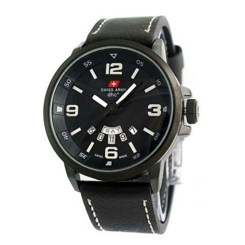 swiss army jam tangan pria hitam kulit 1128 fb lazada indonesia swiss army jam tangan pria hitam kulit 1128 fb lazada indonesia