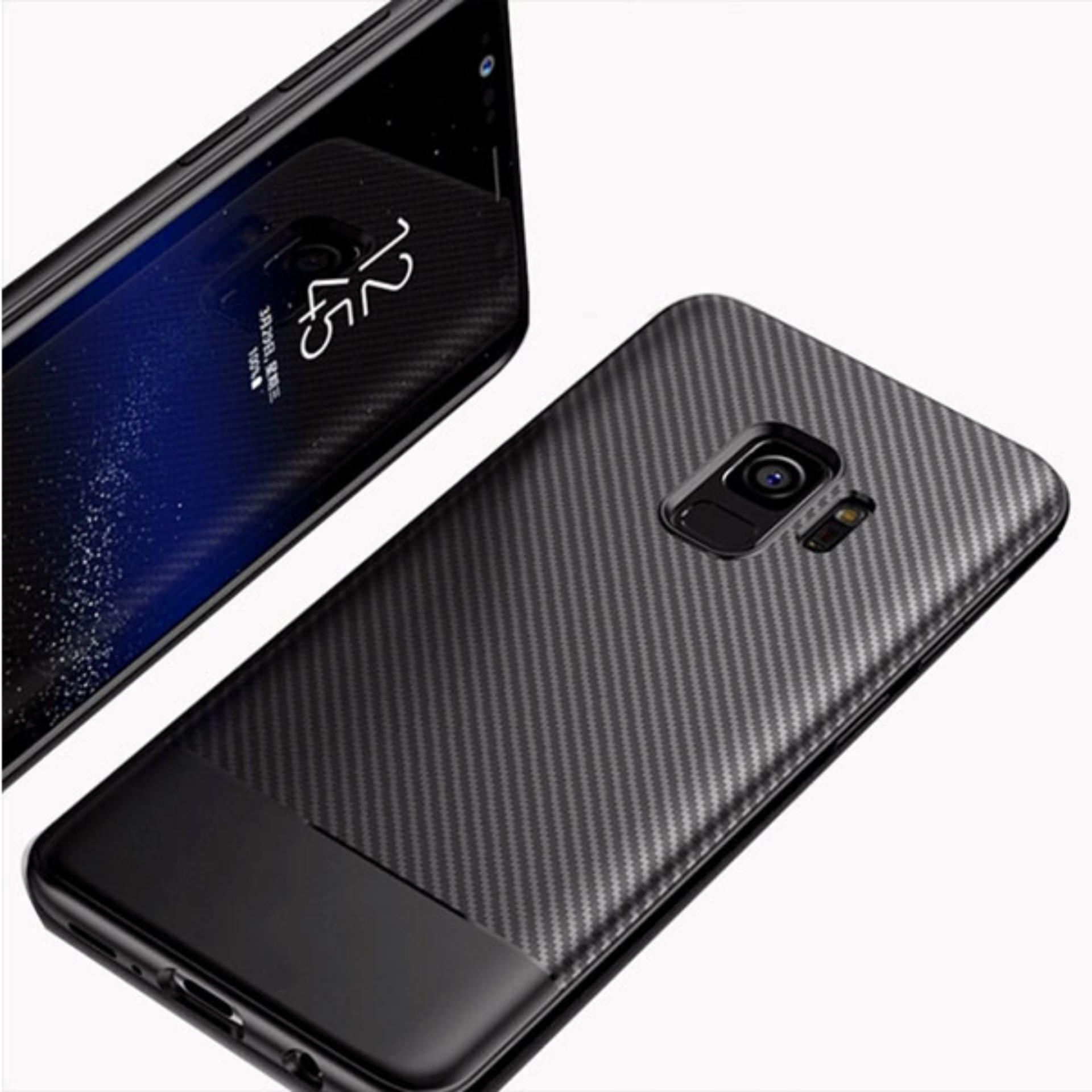 Kelebihan Casing For Samsung Galaxy S9 Fcb Barca Logo Carbon Z4871 LOLLYPOP Case Carbon Fiber Soft Silicone For Samsung Galaxy S9 Black