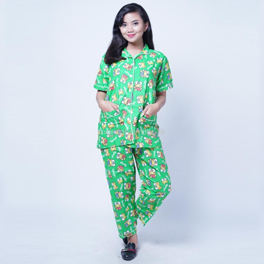 Mama Hamil Baju Hamil BabyDoll Hamil Keroppi / baby doll daster / baby doll hamil / baby doll menyusui / baby doll katun / baby doll kaos / baby doll full kancing / baby doll kimono