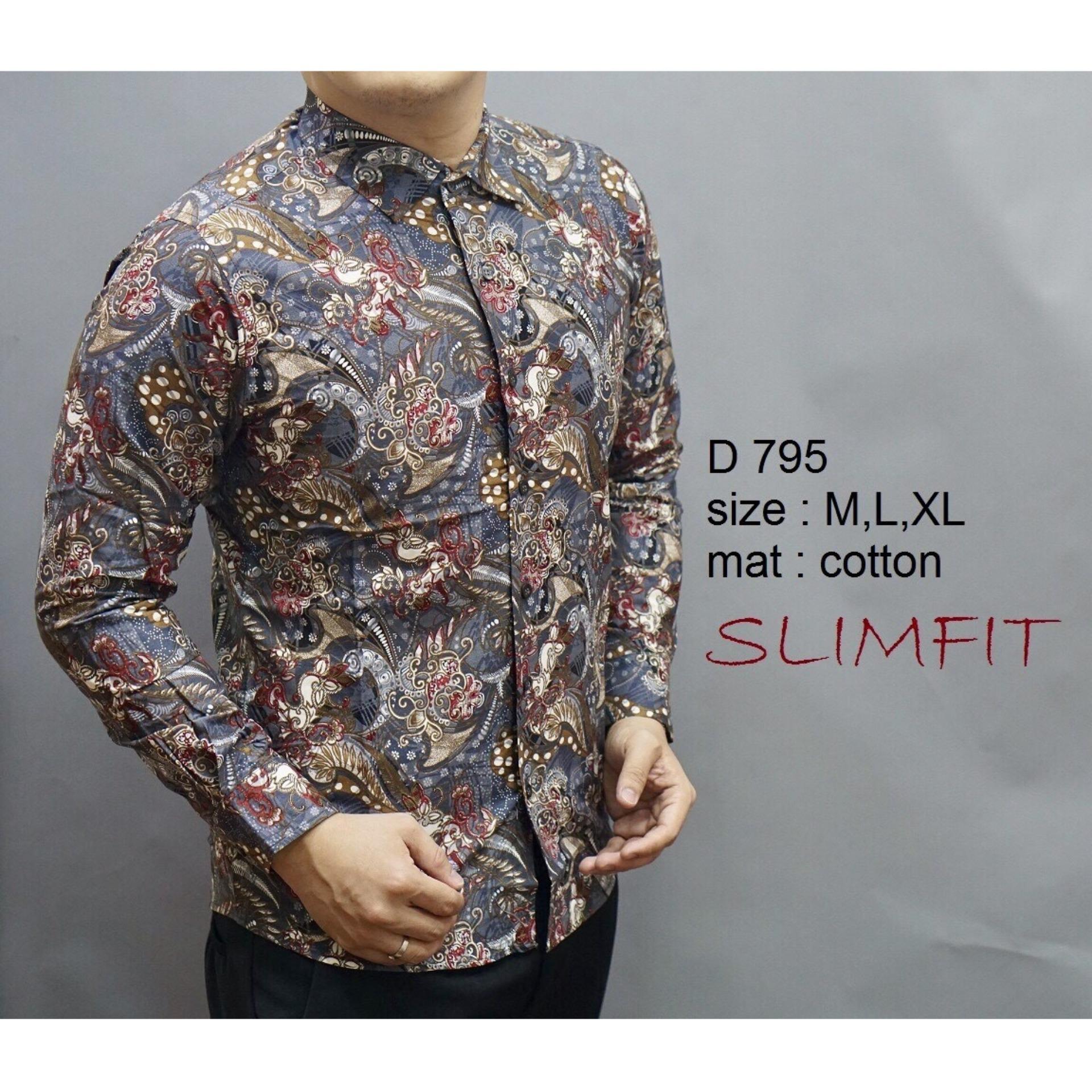 BAJU BATIK PRIA / COWOK ,KEMEJA BATIK PRIA / COWOK SLIMFIT 