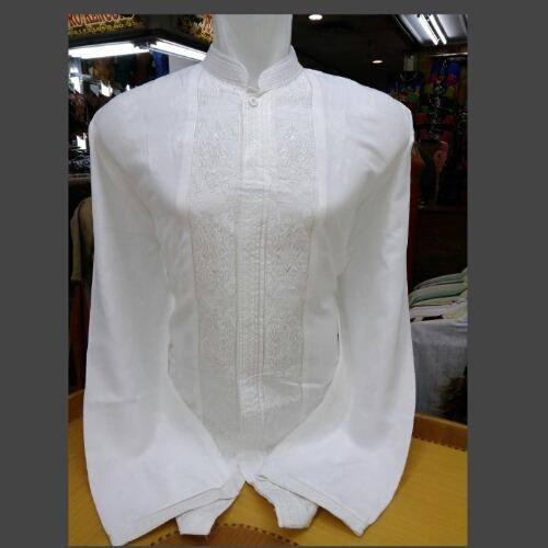 BAJU KOKO BORDIR LENGAN PANJANG KAIN JAGUAR JP01