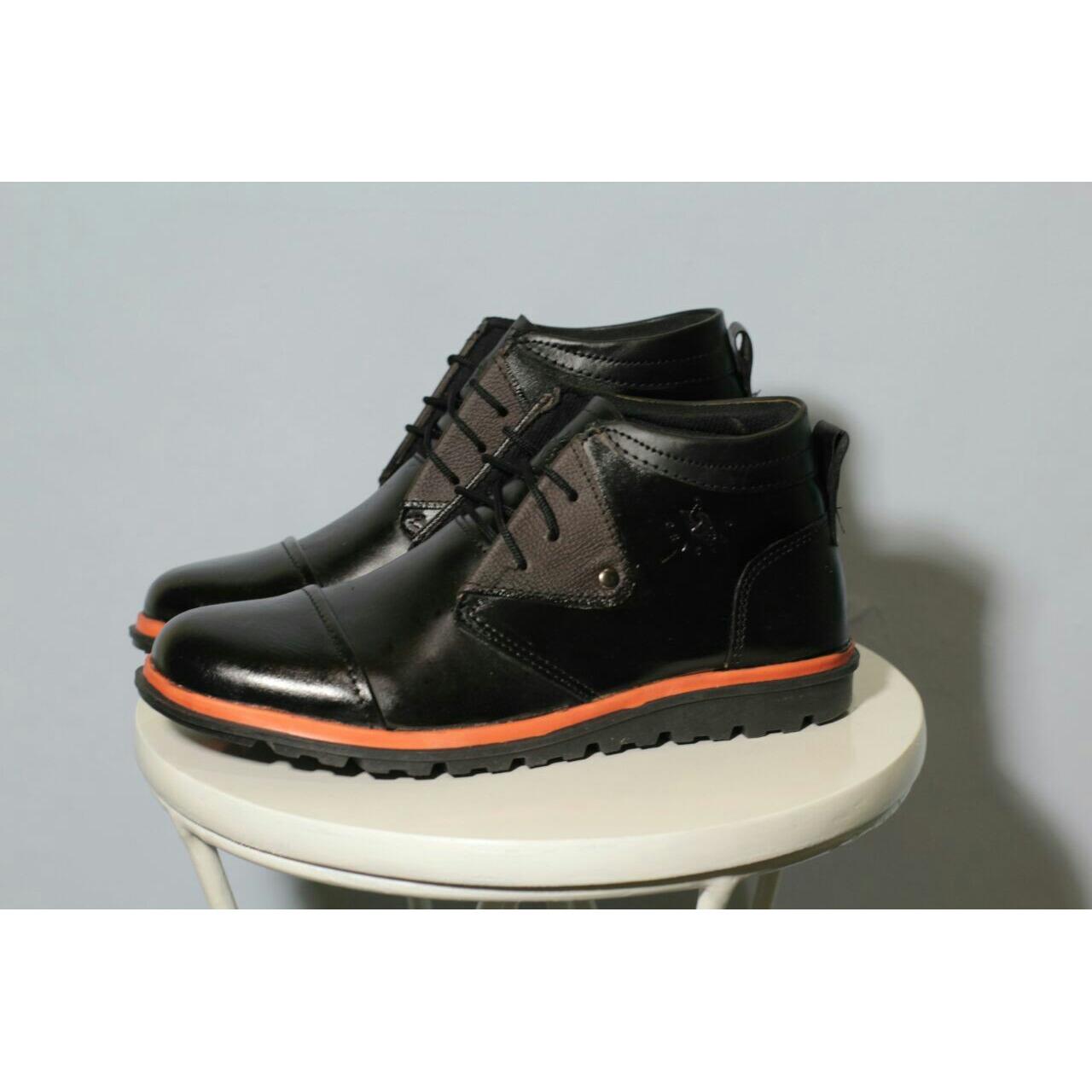 Sepatu Chicago Boots Kulit (Sepatu Kantor ,Traveling ,Hiking ,Gunung)