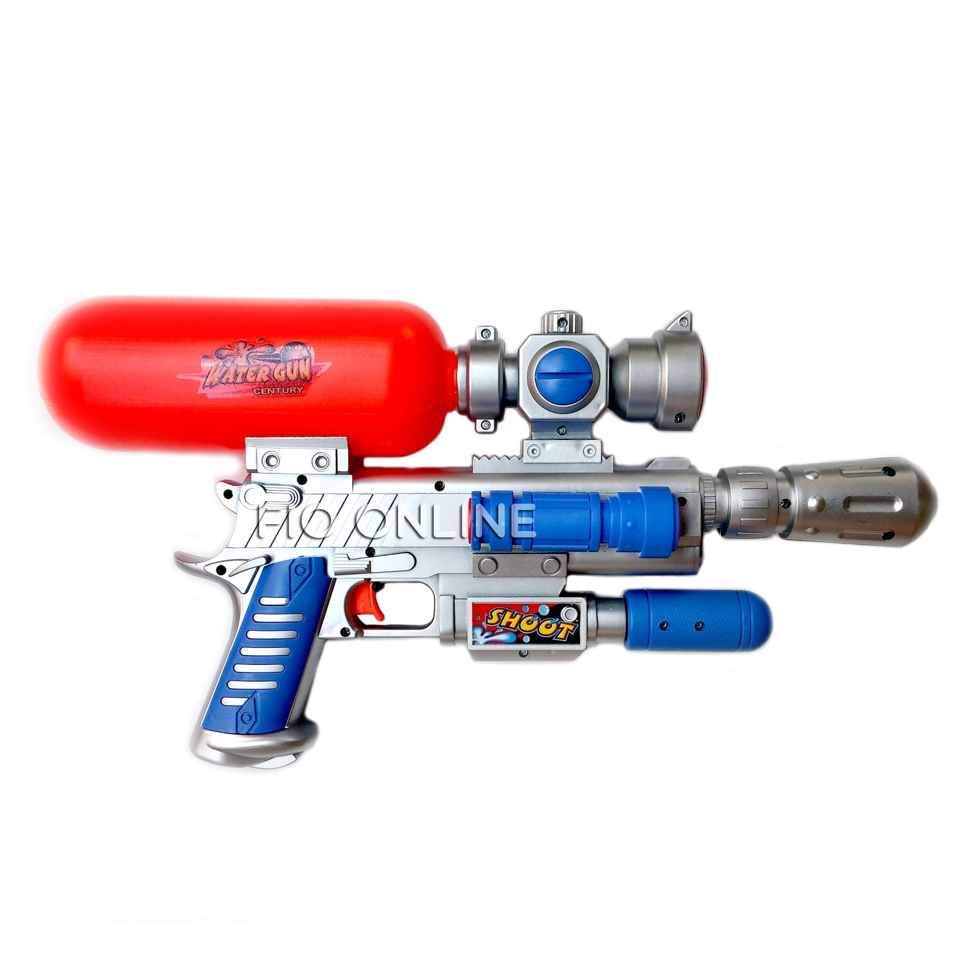 Fio Online Watergun Senapan Tembakan Pistol Air 17 Inch - Biru Orange