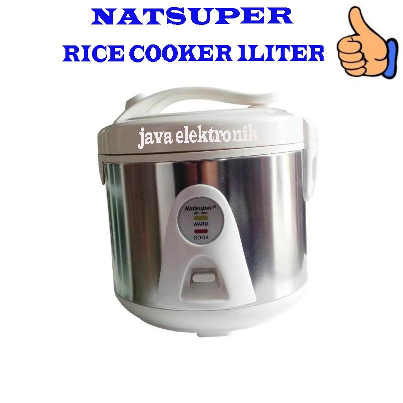 Rice Cooker Mini Natsuper 1Ltr - Magic Com Kecil - Magiccom Mini 1L