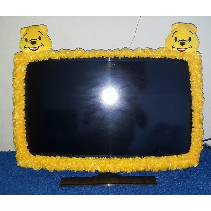 Bando / Cover / Sarung / Bandana / List TV Karakter Pooh Bear LCD LED 21