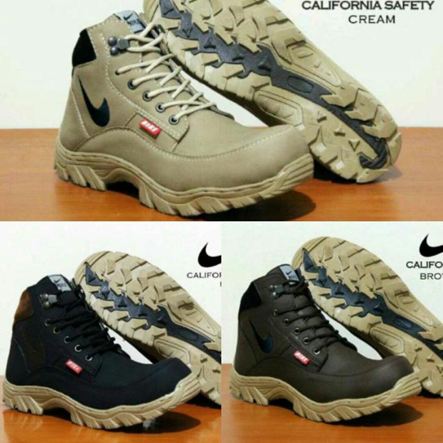 SEPATU BOOTS TRACKING NIKE CALIPORNIA SAFETY UJUNG BESI