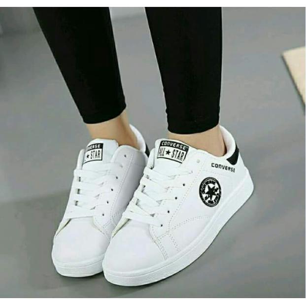 Sepatu Wanita All Star Converse Trendy Masa Kini .(Warna Putih)