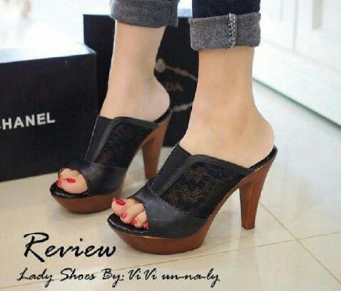 Sepatu Wanita High Heels KOKOP AC37 Elegant utk Pesta dan Kerja Murah Berkualitas