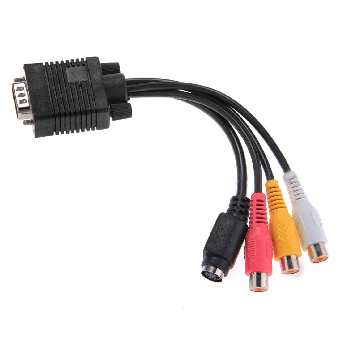 vga svga untuk s 3 av komposit rca dari tv out kabel vga svga untuk s 3 av komposit rca dari tv out kabel