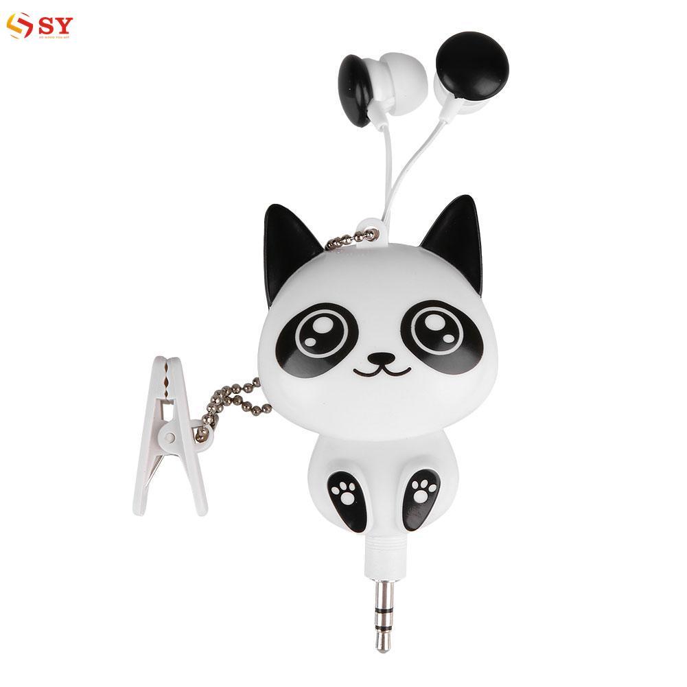 Features Begitu Muda Kucing Kartun Lucu Panda 3 5 Mm Retractable