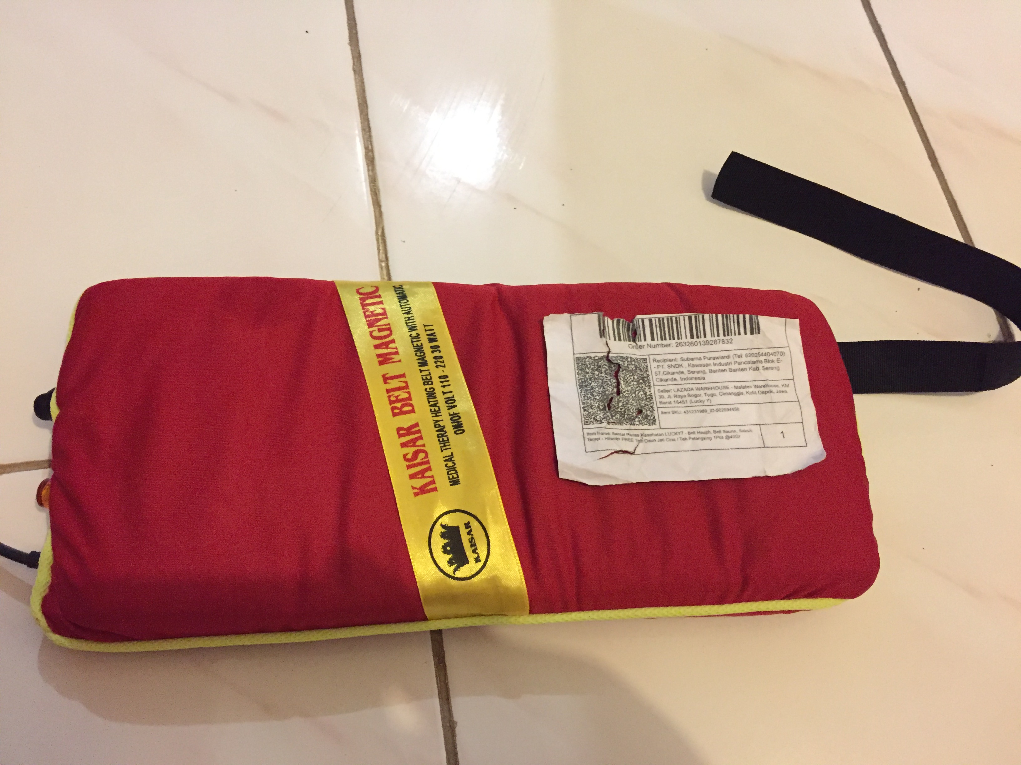 Bantal Panas Kesehatan LUCKY7 Belt Health, Belt Sauna, Sabuk