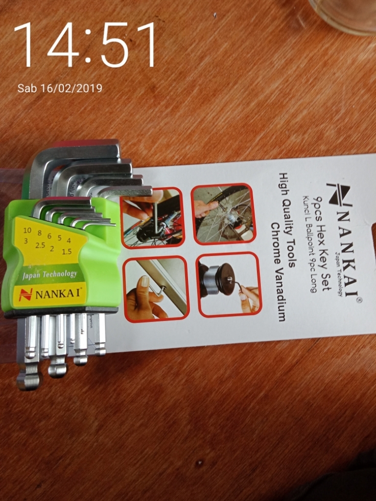 Perkakas Nankai Kunci L Ballpoint Standard Long 9Pc ...