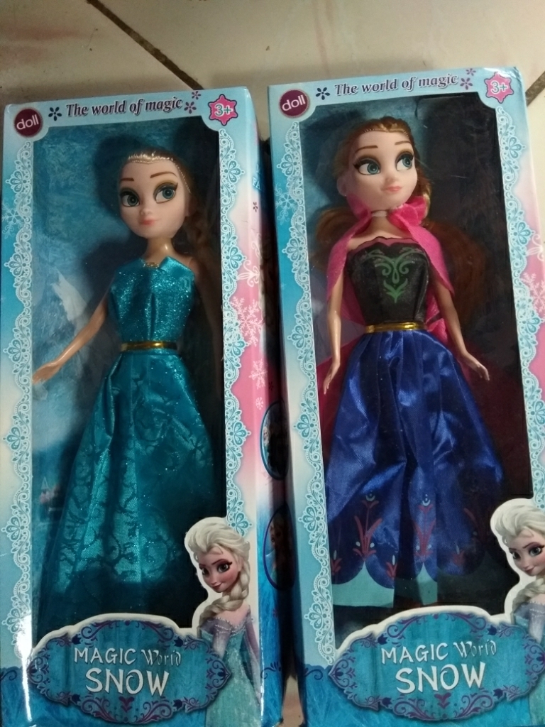 Boneka Frozen Anna Dan Elsa Membeli Jualan Online Boneka Dengan