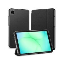 DUXDUCIS Flip Cover Standing Domo untuk Samsung Tab A11 dengan Pencil Holder Auto Sleep Wake Bahan Kulit PU Berkualitas dan Perlindungan Penuh