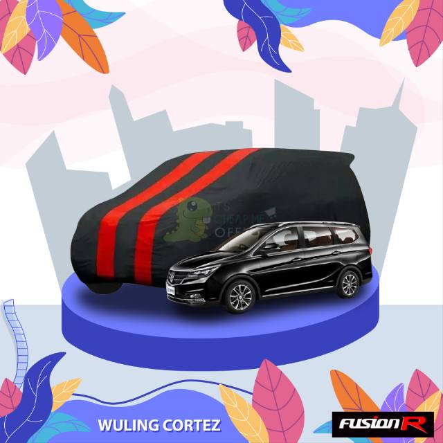 Sarung Mobil WULING CORTEZ / Cover Mobil WULING CORTEZ FUSION R Warna / Body Cover / Penutup Selimut Mobil CORTEZ