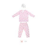 Little Palmerhaus - Setelan Anak Lengan Panjang 1-5 Tahun (Little Wear Shoulder Button Long Set)