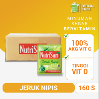 NutriSari Jeruk Nipis 160 Sachet - Minuman Buah Vitamin C & Vitamin D